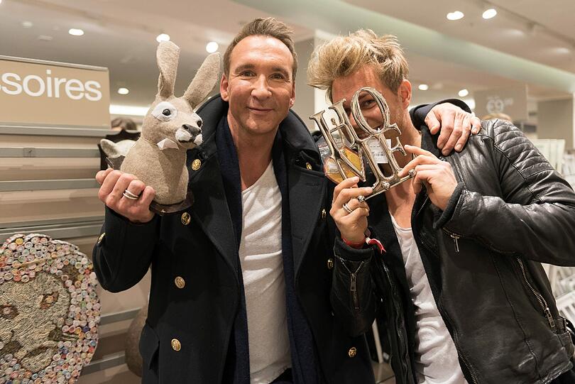 Jochen Bendel und sein Freund Matthias Pridoehl