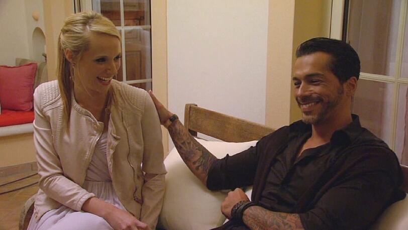 Anna im Gespräch mit dem "Wolf" Aurelio. Ist er ihr heimlicher Favorit?