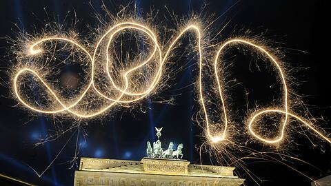 Berlin begrüßt das Jahr 2012.
