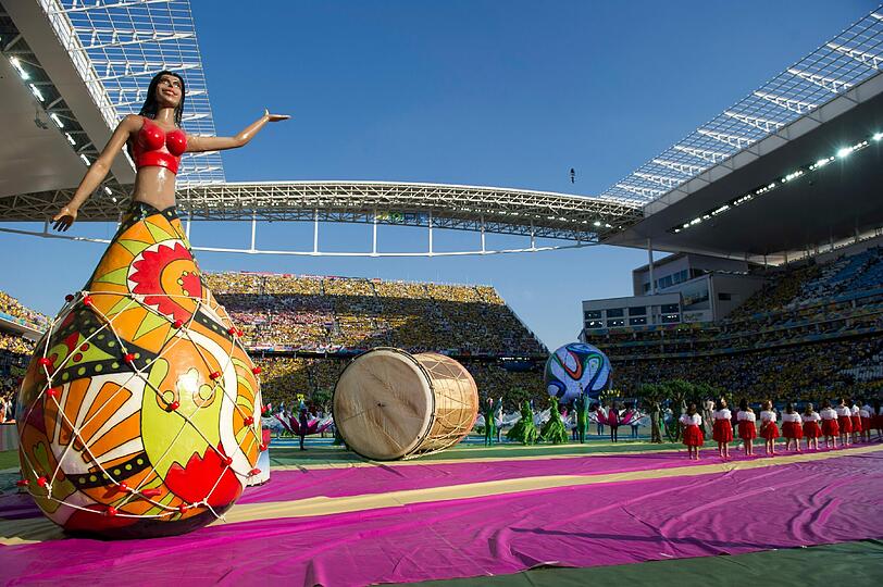 Die schönsten Emotionen von der WM-Erföffnungsfeier in Sao Paulo.