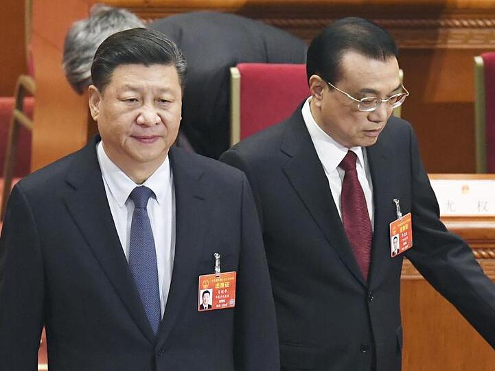 Xi Jinping (l), Chinas Staatsoberhaupt, und Li Keqiang, Ministerpräsident von China.