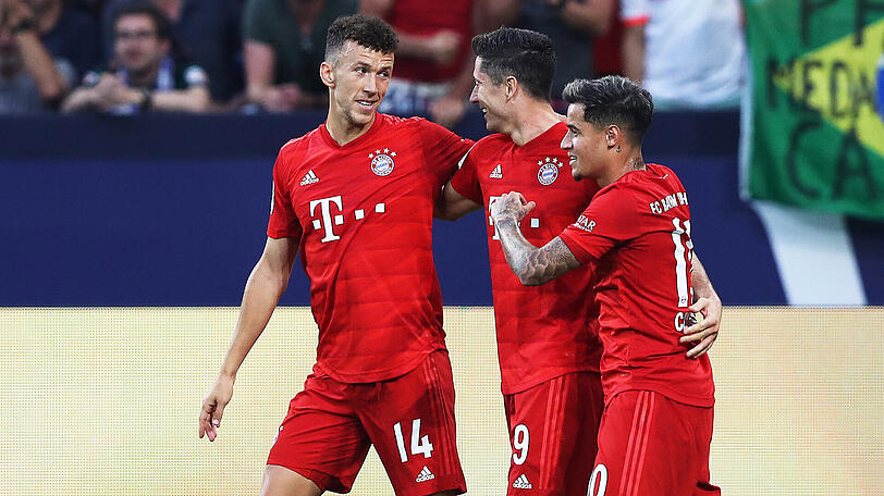 Ivan Perisic (links) und Philippe Coutinho (rechts) - hier mit Robert Lewandowski - sollen mithelfen, dass der FC Bayern besser abschneidet als in der vergangenen Champions-League-Saison.