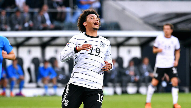Vergab gegen Italien mehrere Hochkaräter: Leroy Sané. Vergab gegen Italien mehrere Hochkaräter: Leroy Sané.