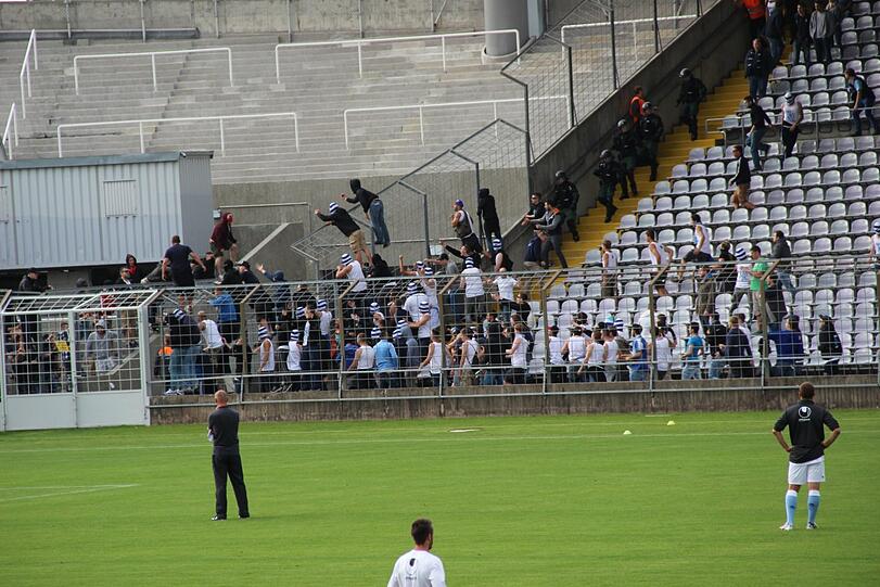 Weitere Bilder vom Amateurderby aus dem Grünwalder Stadion.