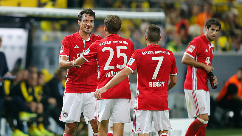 Sollen den Ton angeben (v.l.): Hummels, Müller, Ribéry.