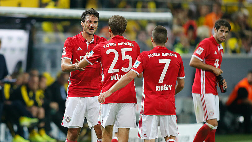 Sollen den Ton angeben (v.l.): Hummels, Müller, Ribéry. Sollen den Ton angeben (v.l.): Hummels, Müller, Ribéry.