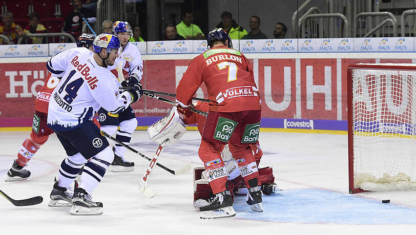 Steve Pinizzotto verkürzte in der 24. Minute auf 1:3. Steve Pinizzotto verkürzte in der 24. Minute auf 1:3.