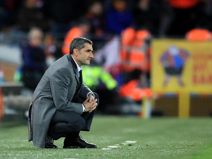 Mit dem FC Barcelona auf der Zielgeraden gescheitert: Trainer Ernesto Valverde.