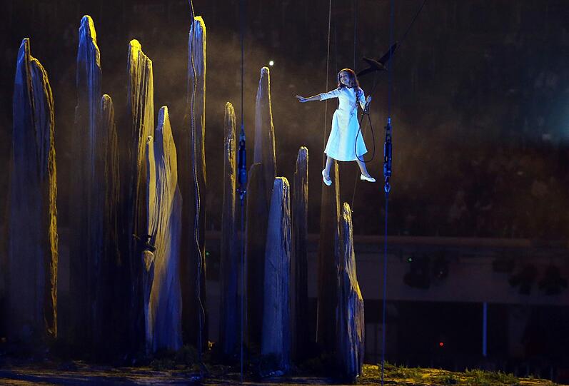 Weitere Bilder von der Eröffnungsfeier der Olympischen Spiele in Sotschi!