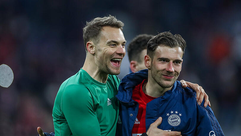 Manuel Neuer und Leon Goretzka. (Archivbild)