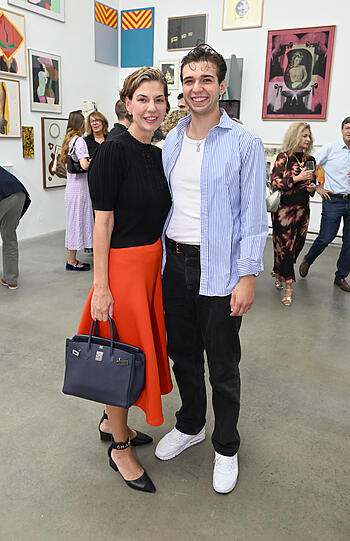 Sarah Kronsbein mit Sohn Dorian Sarah Kronsbein mit Sohn Dorian