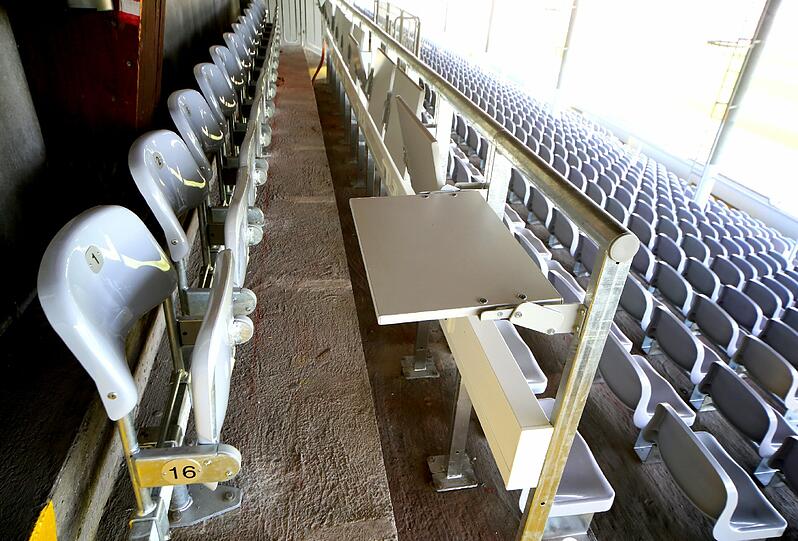 Endlich ready für die dritte Liga: Das Grünwalder Stadion ist nach einjährigem Umbau (12 Millionen Euro) endlich fertig. Die Bilder.