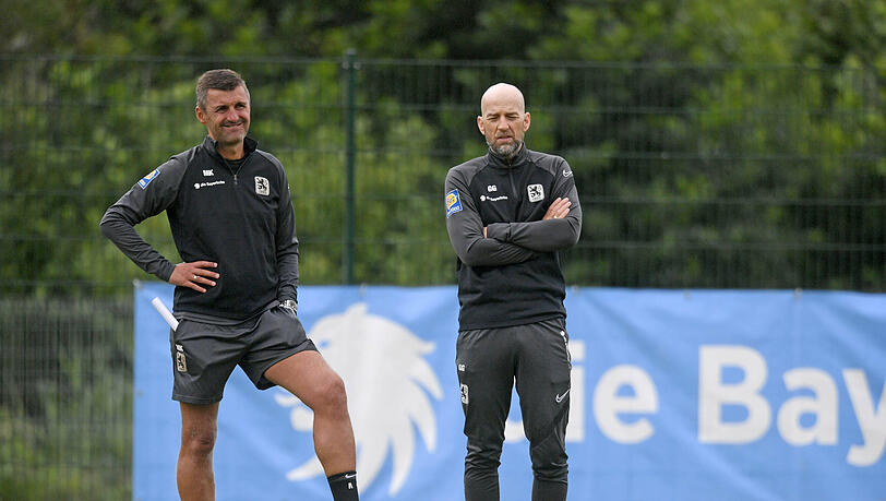 Für das Sportliche beim TSV 1860 verantwortlich: Michael Köllner (li.) und Günther Gorenzel.