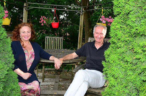 Petra Berndt mit Ehemann Fritz. Seit 37 Jahren h&auml;lt das Paar zusammen.