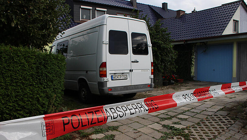Die Bilder vom Tatort im oberpfälzischen Weiden. Die Bilder vom Tatort im oberpfälzischen Weiden.