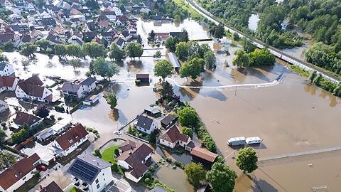 Vor einem Jahr hat das Hochwasser in Süddeutschland schwere Schäden angerichtet. (Archivbild).