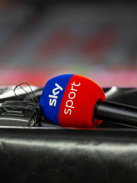 Sky überträgt das Spiel des FC Bayern gegen Borussia Mönchengladbach.