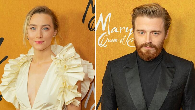 Saoirse Ronan und Jack Lowden bei der Premiere von "Maria Stuart, Königin von Schottland" (2018). Saoirse Ronan und Jack Lowden bei der Premiere von "Maria Stuart, Königin von Schottland" (2018).