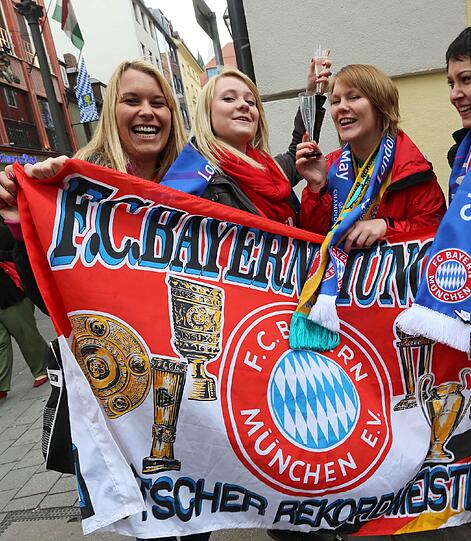 Geschichten, Fans und Skurilitäten: Stimmungsvolle Fotos aus München zum großen Finale in Wembley