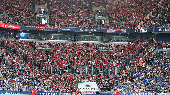 Der FC Bayern ohne aktive Fanszene beim Gastspiel auf Schalke.