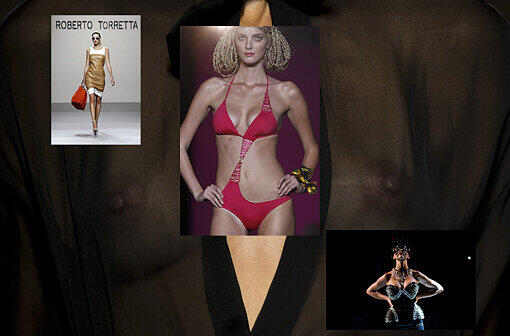 Bei der Fashion Week in Madrid lassen Models für Mercedes-Benz tief blicken. In der Welt der "Stars und Sternchen" gibt es genügend Beispiele für extrem offenherzige Mode - klicken Sie sich in der Bilderstrecke durch die größten Kleiderpannen und Hingucker der Promis.