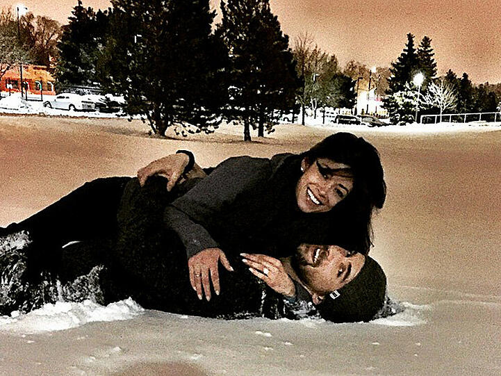 Frisch verlobt: Michael Phelps und Nicole Johnson