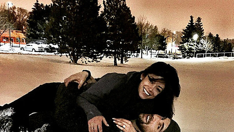 Frisch verlobt: Michael Phelps und Nicole Johnson Frisch verlobt: Michael Phelps und Nicole Johnson