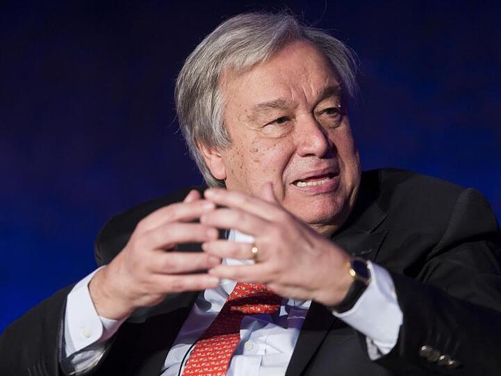 Antonio Guterres ist Generalsekretär der Vereinten Nationen.