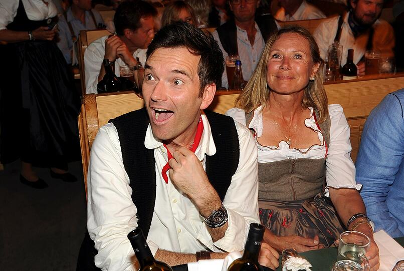 ZDF-Moderator Ingo Nommsen und Sybille Beckenbauer