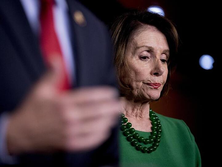 Die Sprecherin des US-Repräsentantenhauses, Nancy Pelosi, wird von US-Präsident Trump beleidigt.