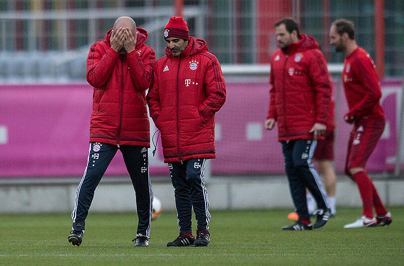 Weitere Bilder vom Auftakt-Training der Bayern.