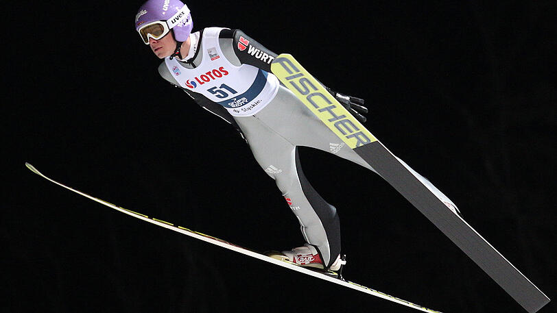 Skispringer Andreas Wellinger beim Weltcup in Wisla.