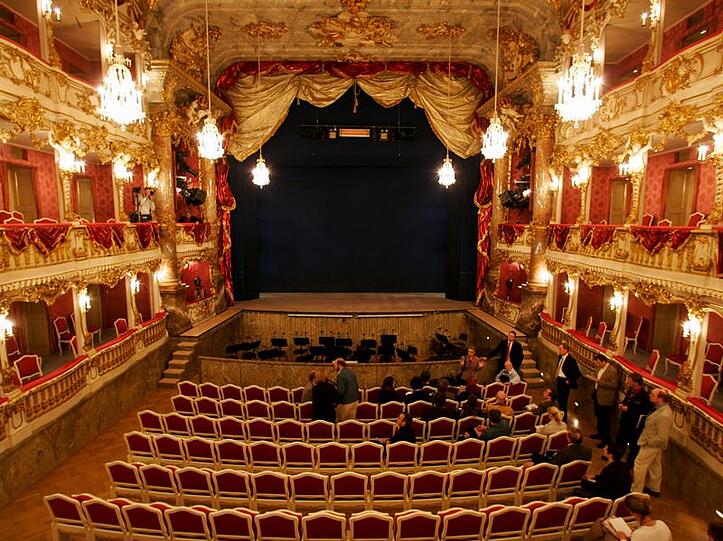 Land unter im Cuvilliés-Theater.