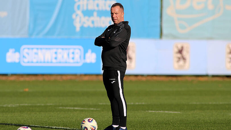 Trainer des TSV 1860: Markus Kauczinski. Trainer des TSV 1860: Markus Kauczinski.