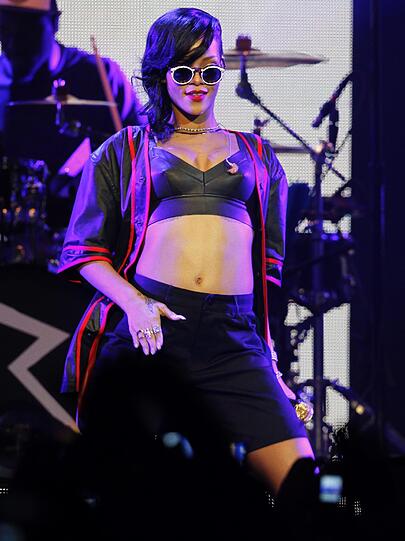 Ledern: Rihanna in Mexiko