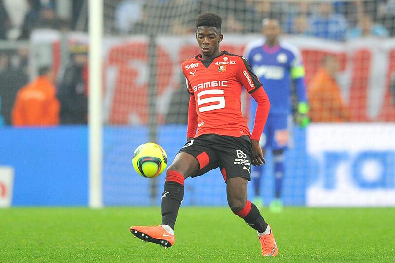Ousmane Dembéle, hier im Trikot seines aktuellen Vereins Stade Rennes.