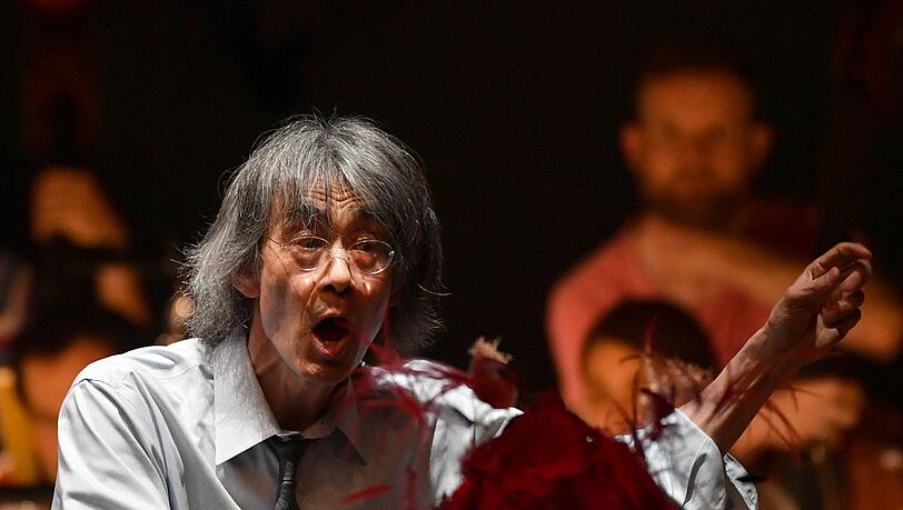 Kent Nagano bei einer Probe zu Hans Werner Henzes Oper "The Bassarids" vor drei Jahren bei den Salzburger Festspielen.