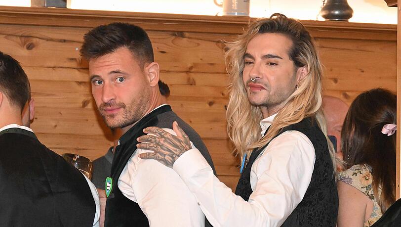 Marc Eggers mit Bill Kaulitz auf dem Oktoberfest 2024. Marc Eggers mit Bill Kaulitz auf dem Oktoberfest 2024.