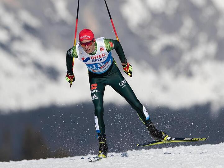 Florian Notz erreicht als 18. das Ziel.