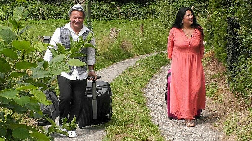 Sehr idyllisch bleibt es bei Iris und Peter Klein nicht lange im "Sommerhaus der Stars".