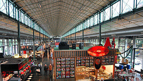 Blick in die Schrannenhalle Blick in die Schrannenhalle