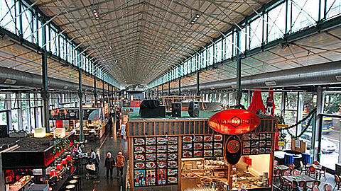 Blick in die Schrannenhalle