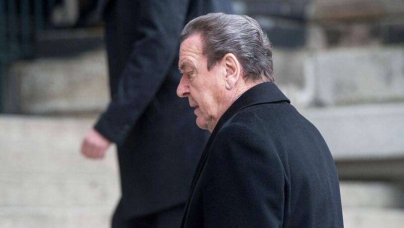 Der ehemalige Bundeskanzler Gerhard Schröder Der ehemalige Bundeskanzler Gerhard Schröder
