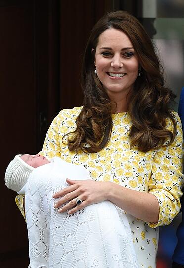 Herzogin Kate mit Prinzessin Charlotte