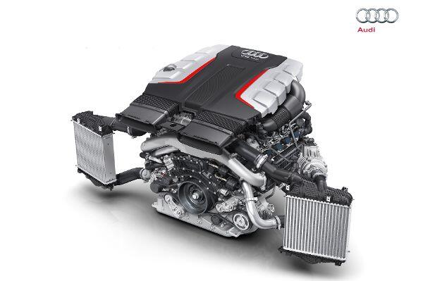 Der 4,0-Liter-V8-Diesel im Audi SQ7 leistet dank einem ein elektrisch angetriebenen Verdichter 435 PS und 900 Nm maximales Drehmoment.