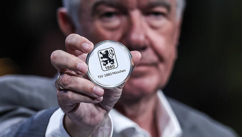 Auf dem Los für den DFB-Pokal war noch das alte Logo des TSV 1860 abgedruckt. Auf dem Los für den DFB-Pokal war noch das alte Logo des TSV 1860 abgedruckt.