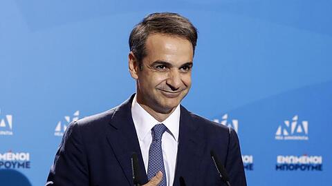 Der Wahlsieger: Kyriakos Mitsotakis, Präsident der konservativen bisherigen Oppositionspartei Nea Dimokratia (ND).