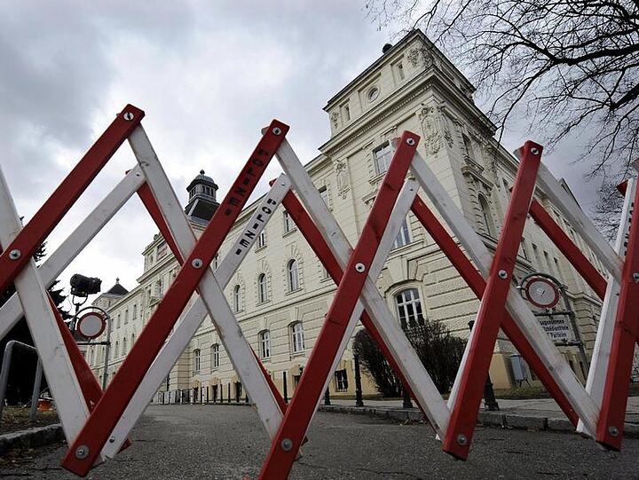 Das Gerichtsgebäude in St Pölten.