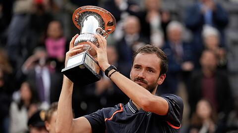 Gewann zum ersten Mal ein ATP-Turnier auf Sand: Daniil Medwedew.