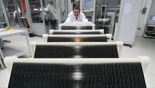 Solarzellen-Produktion: Ersol in Thüringen Solarzellen-Produktion: Ersol in Thüringen